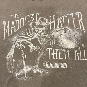 Hanes Gray Maddest Hatter Tee